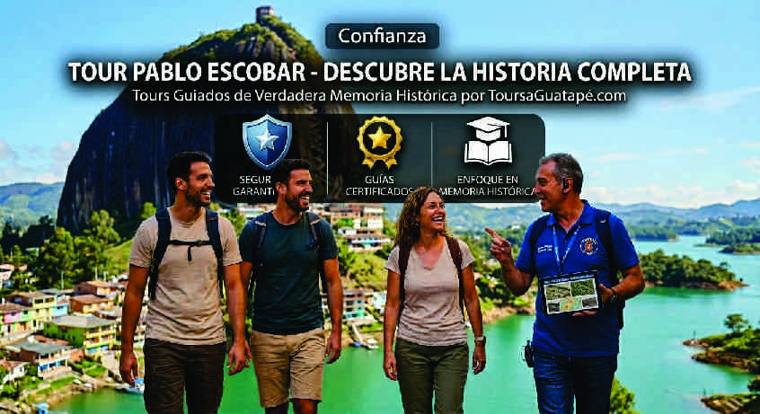 Tour de Pablo Escobar Garactizado con Guías certificados